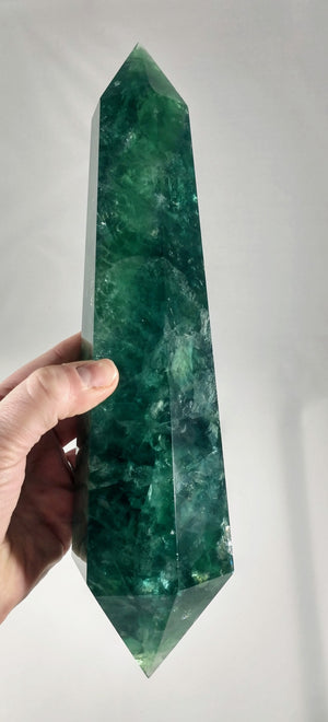 Double-Terminated Green Fluorite, 4.14 lbs