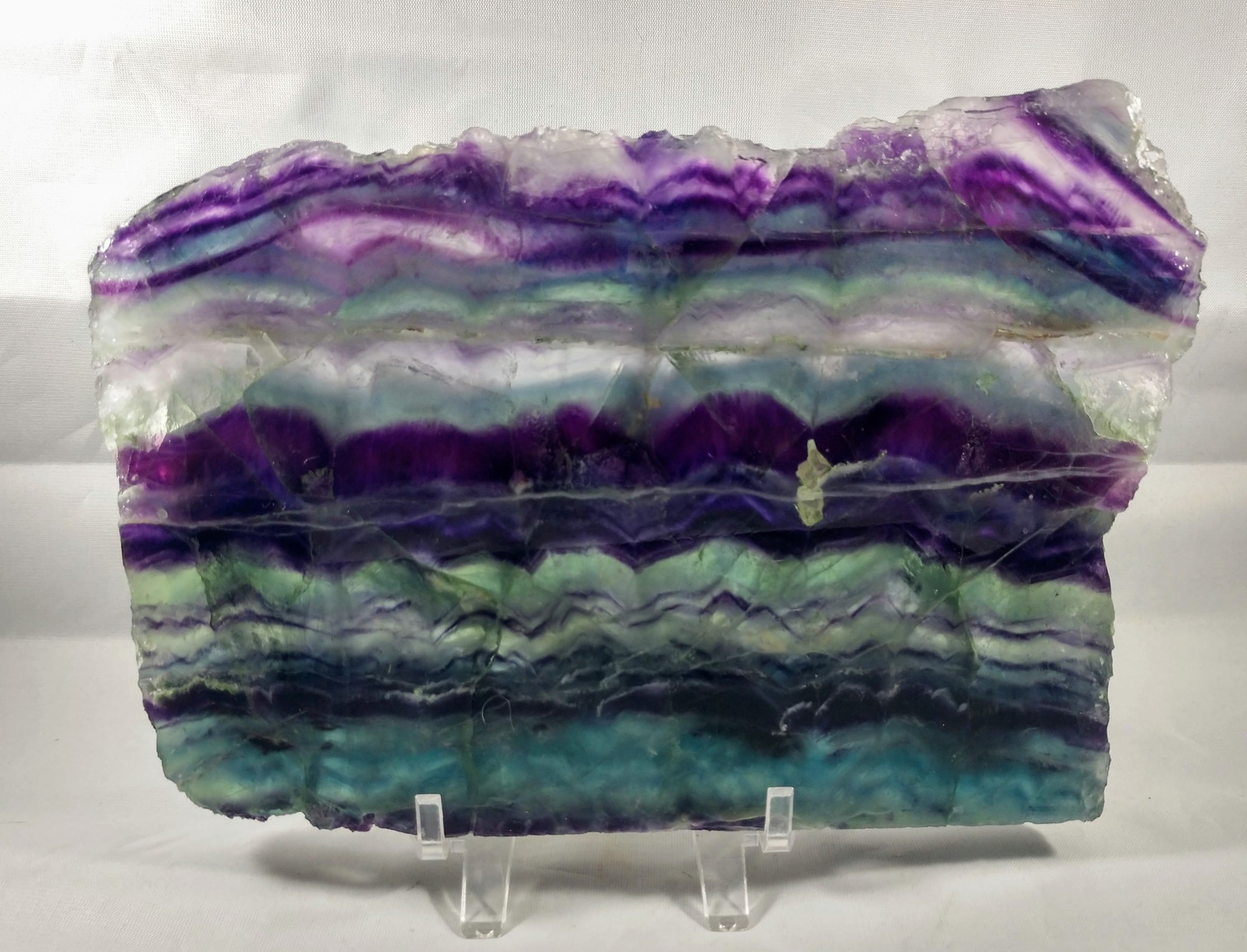 Rainbow Fluorite Slab