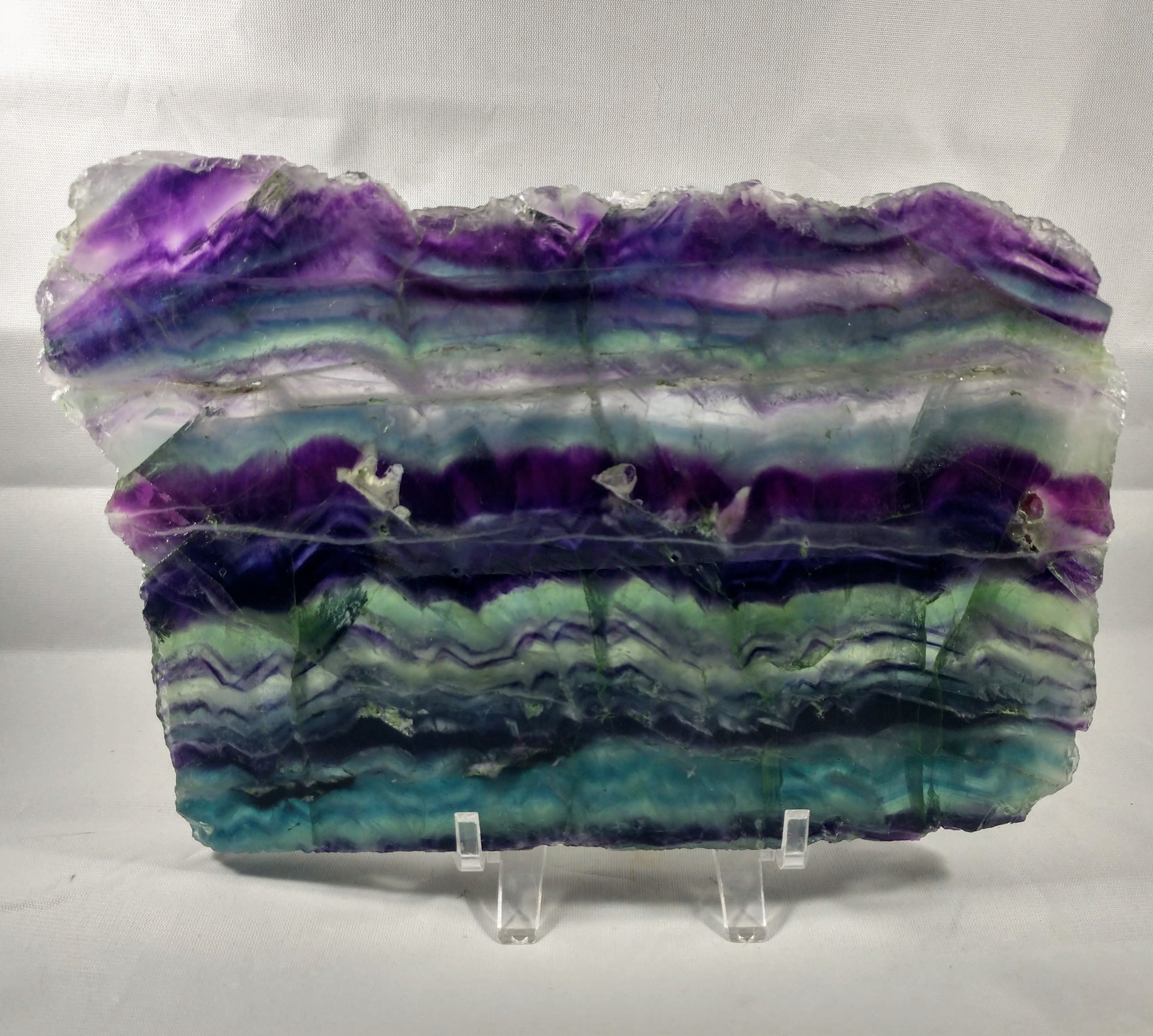 Rainbow Fluorite Slab