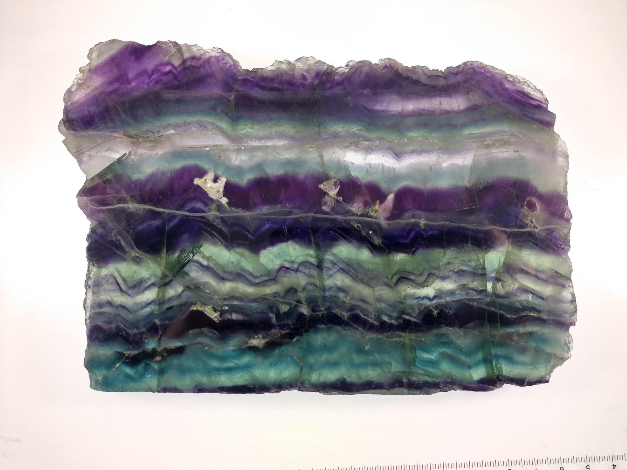 Rainbow Fluorite Slab