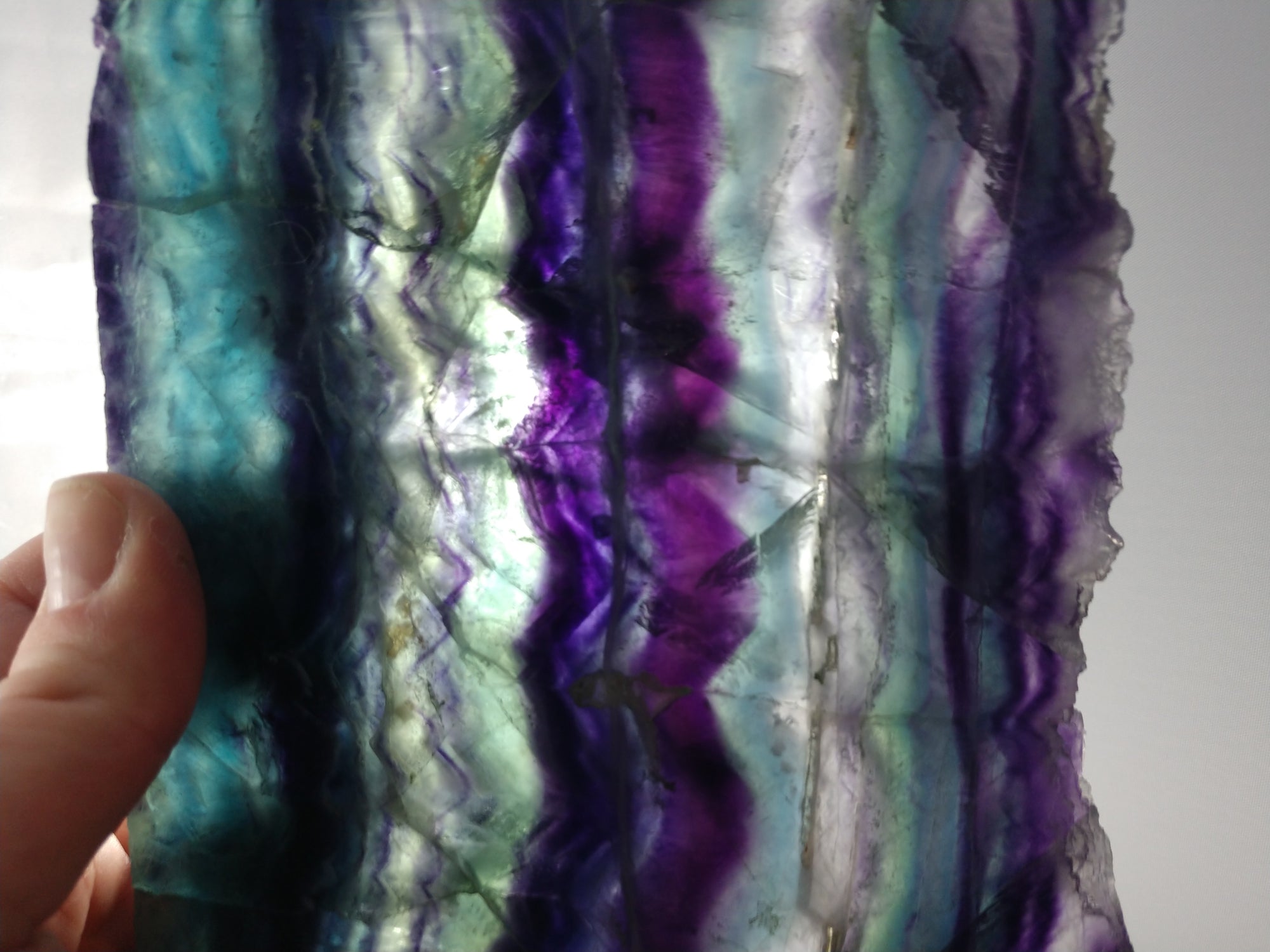 Rainbow Fluorite Slab