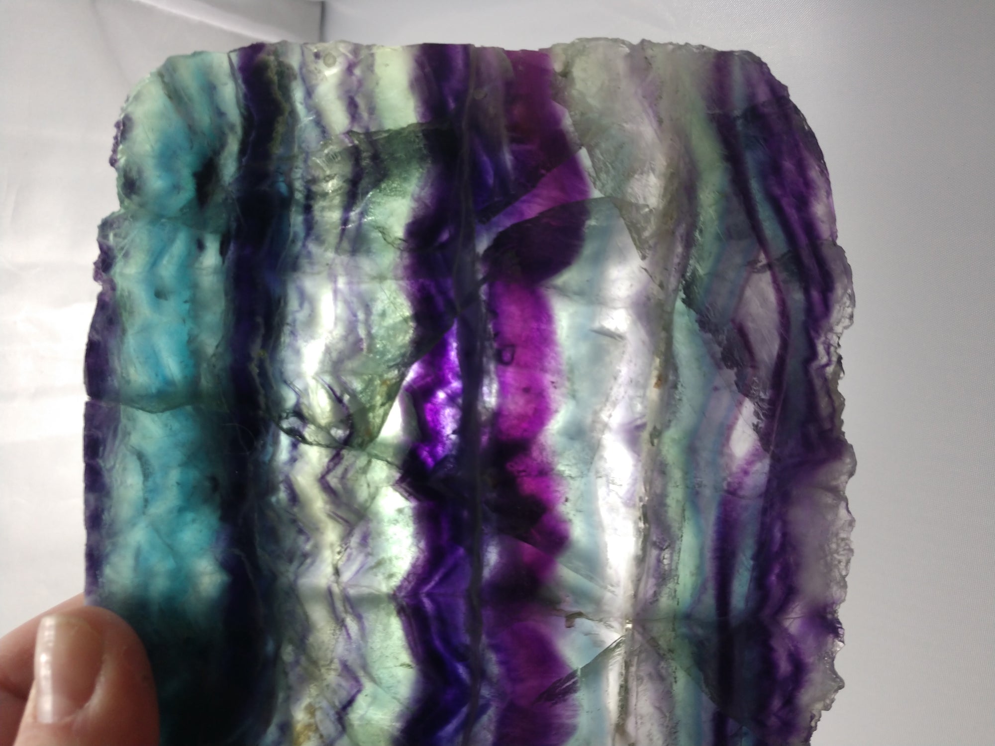 Rainbow Fluorite Slab