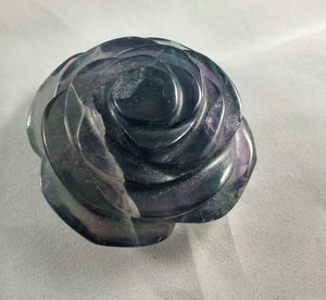 Rainbow Fluorite Rose