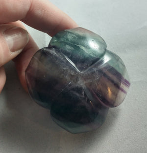 Rainbow Fluorite Rose
