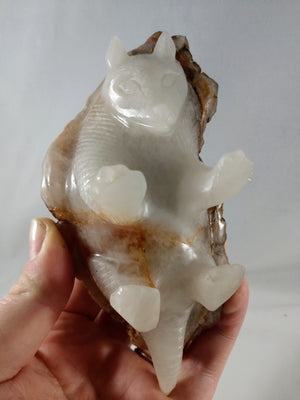 Quartz Armadillo with Elestial Shell