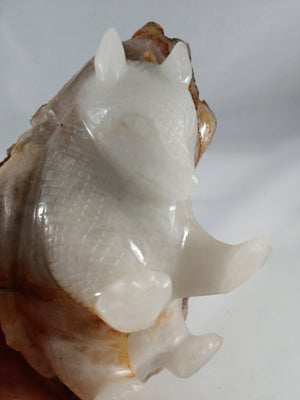 Quartz Armadillo with Elestial Shell