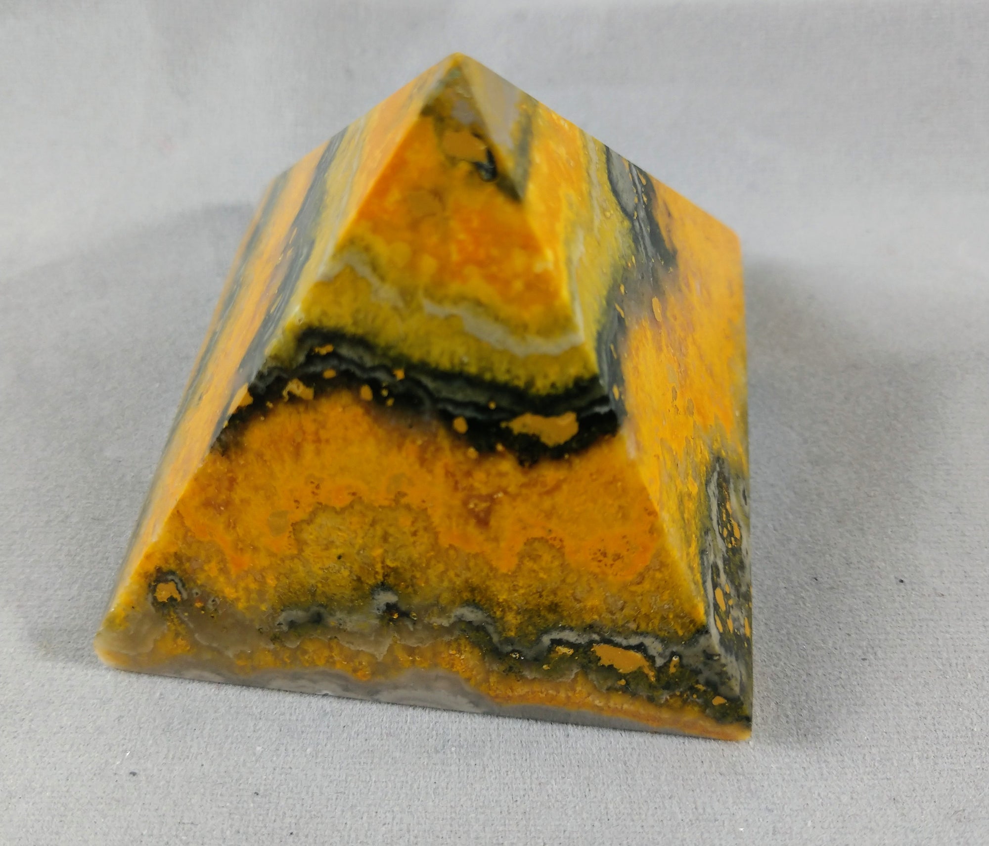 Bumblebee Jasper Pyramid