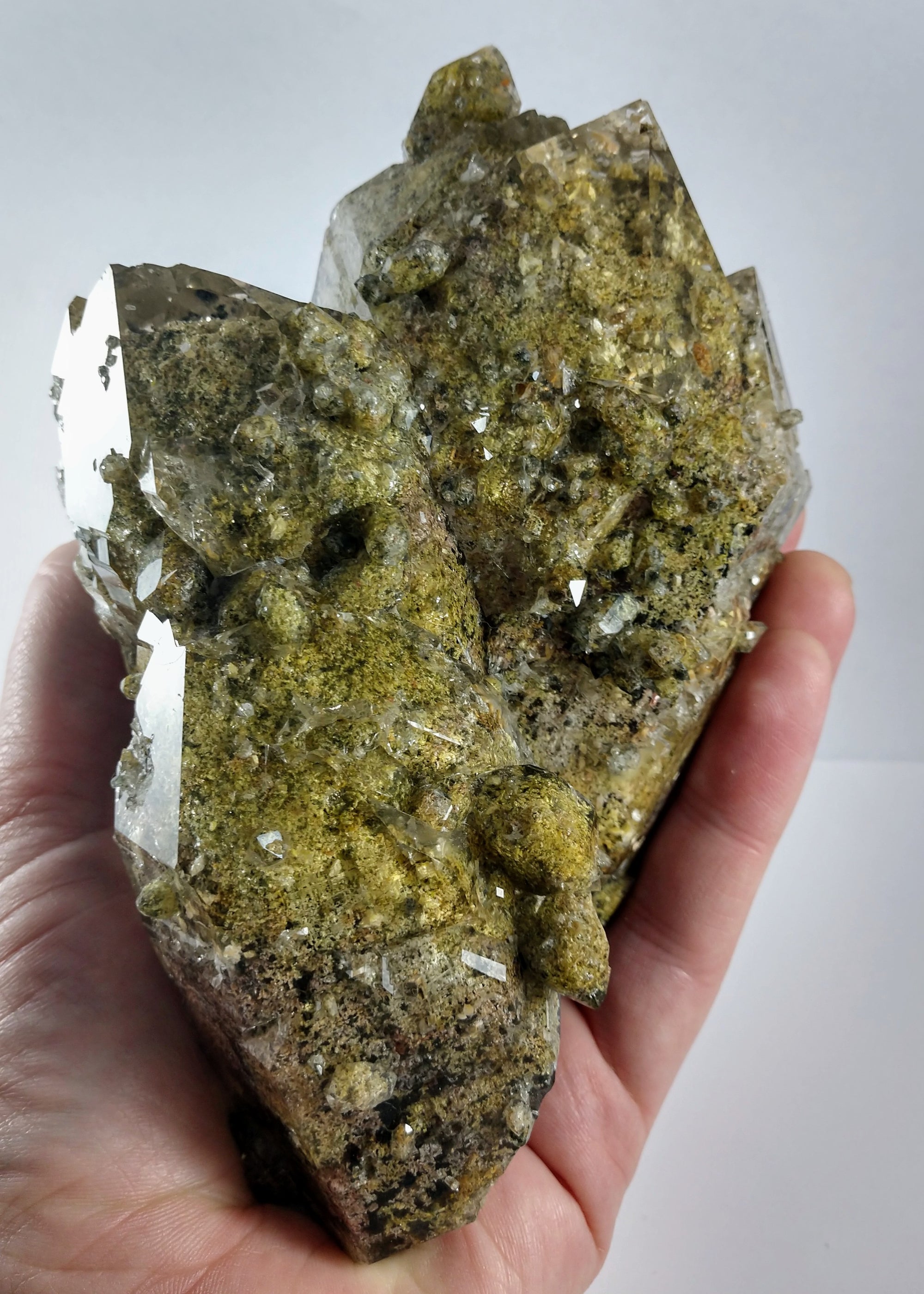 Lodolite (Quartz w/ Chlorite), Brasil