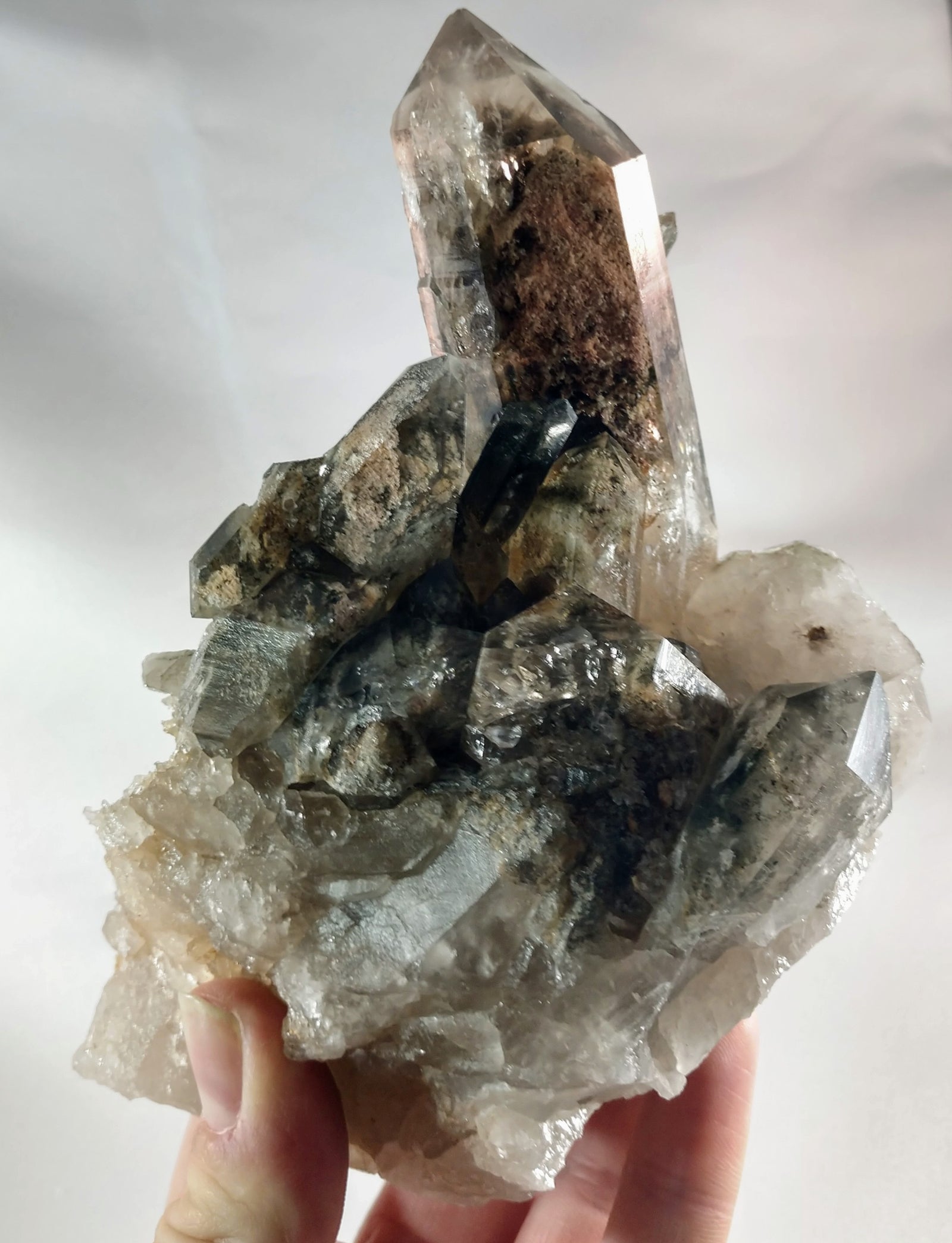 Lodolite (Quartz w/ Chlorite), Brasil