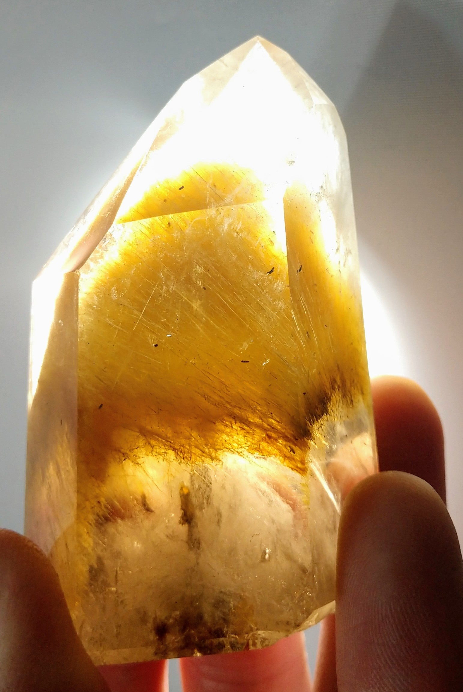 Rutilated Quartz Phantom Point, Brasil