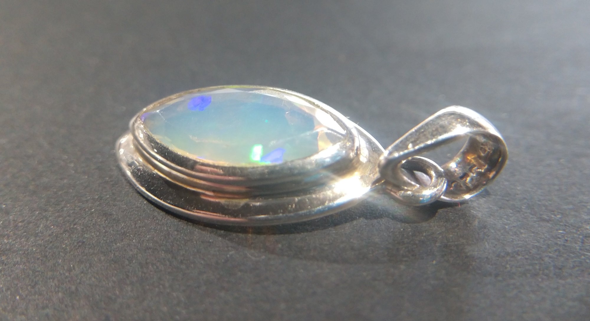 Faceted Opal Pendant