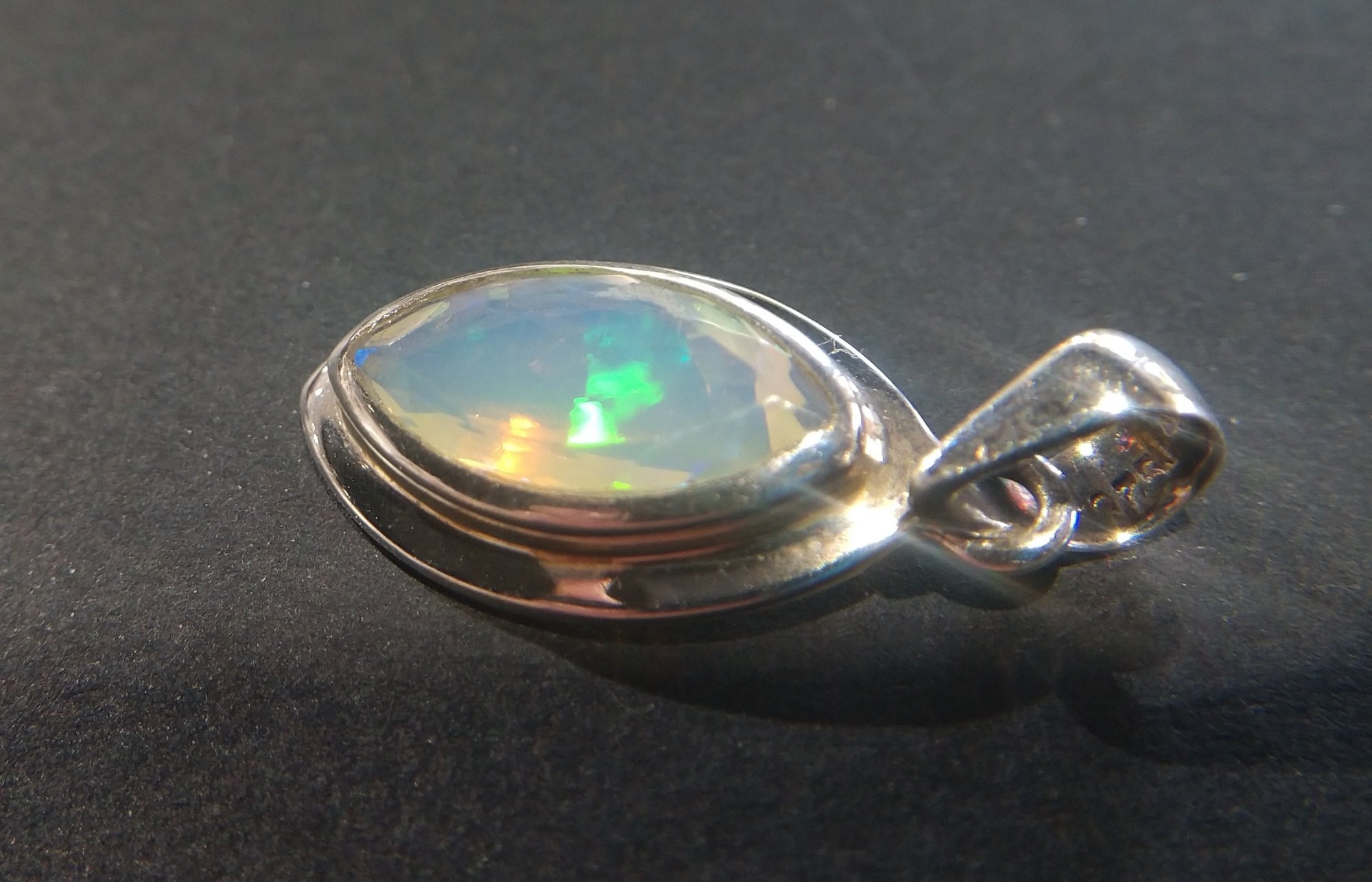 Faceted Opal Pendant