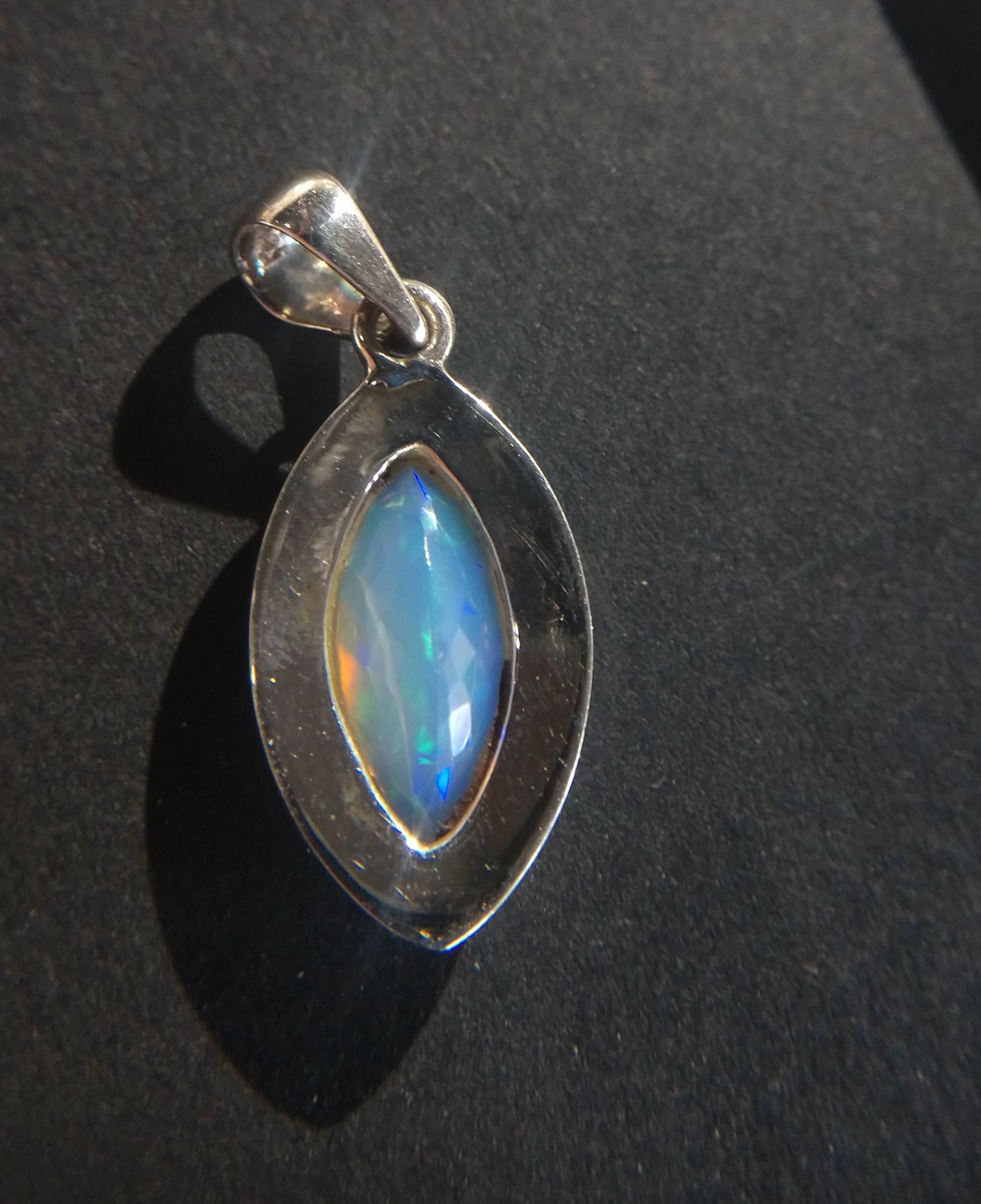 Faceted Opal Pendant