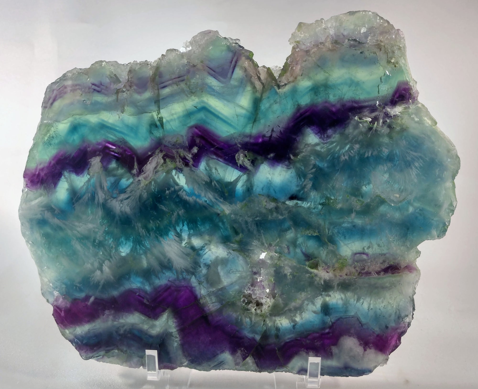 Rainbow Fluorite Slab