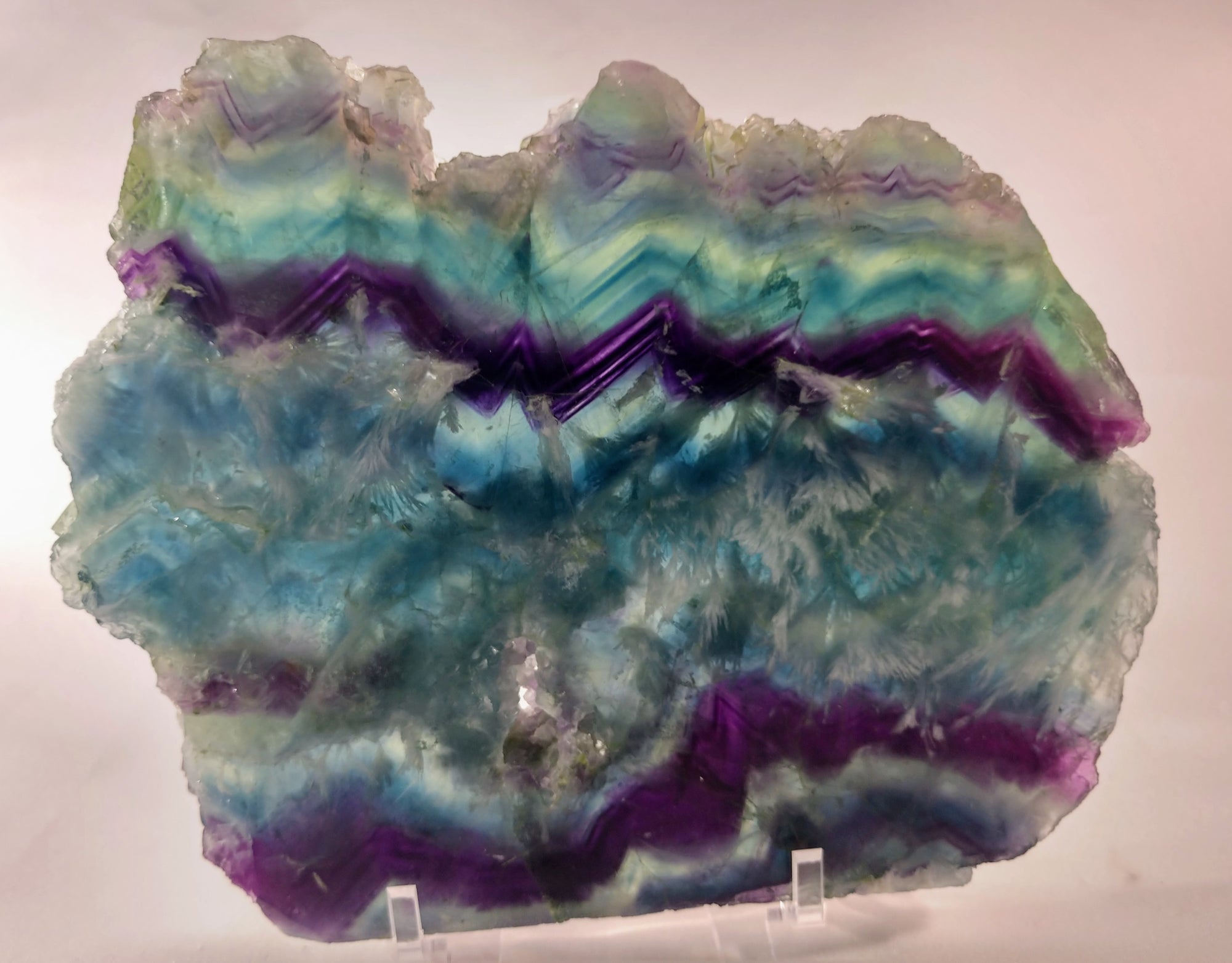 Rainbow Fluorite Slab