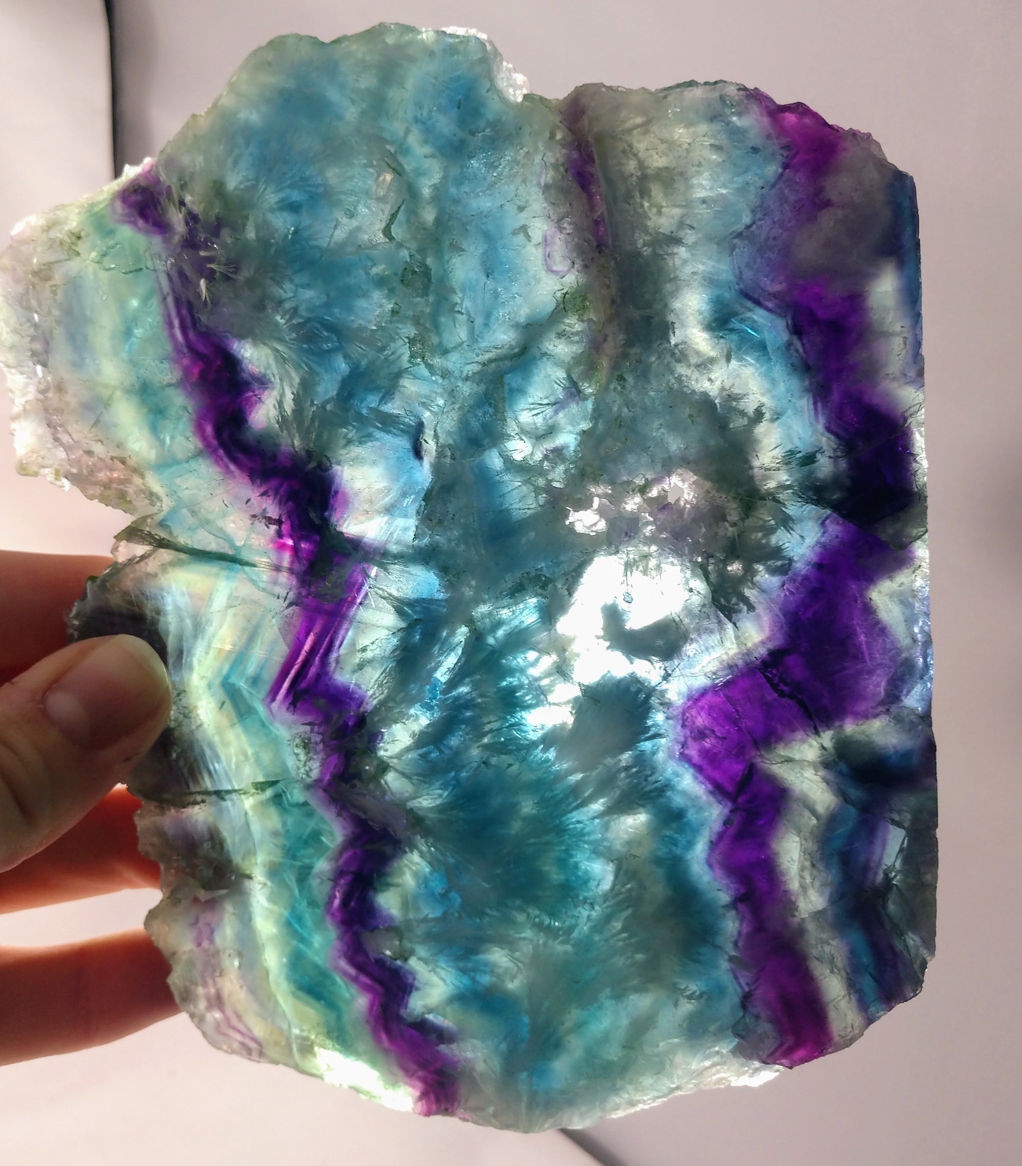 Rainbow Fluorite Slab