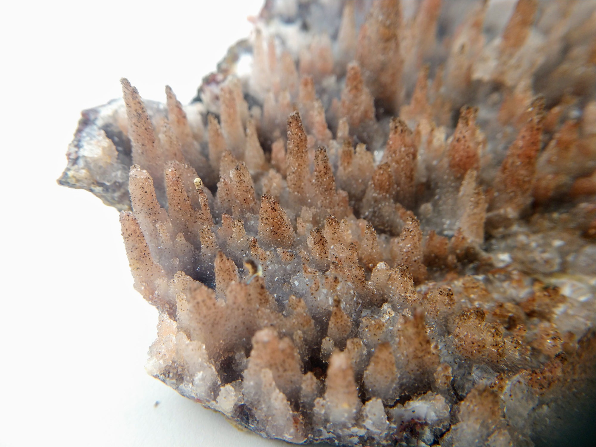 Druzy Quartz Stalactites, Morocco