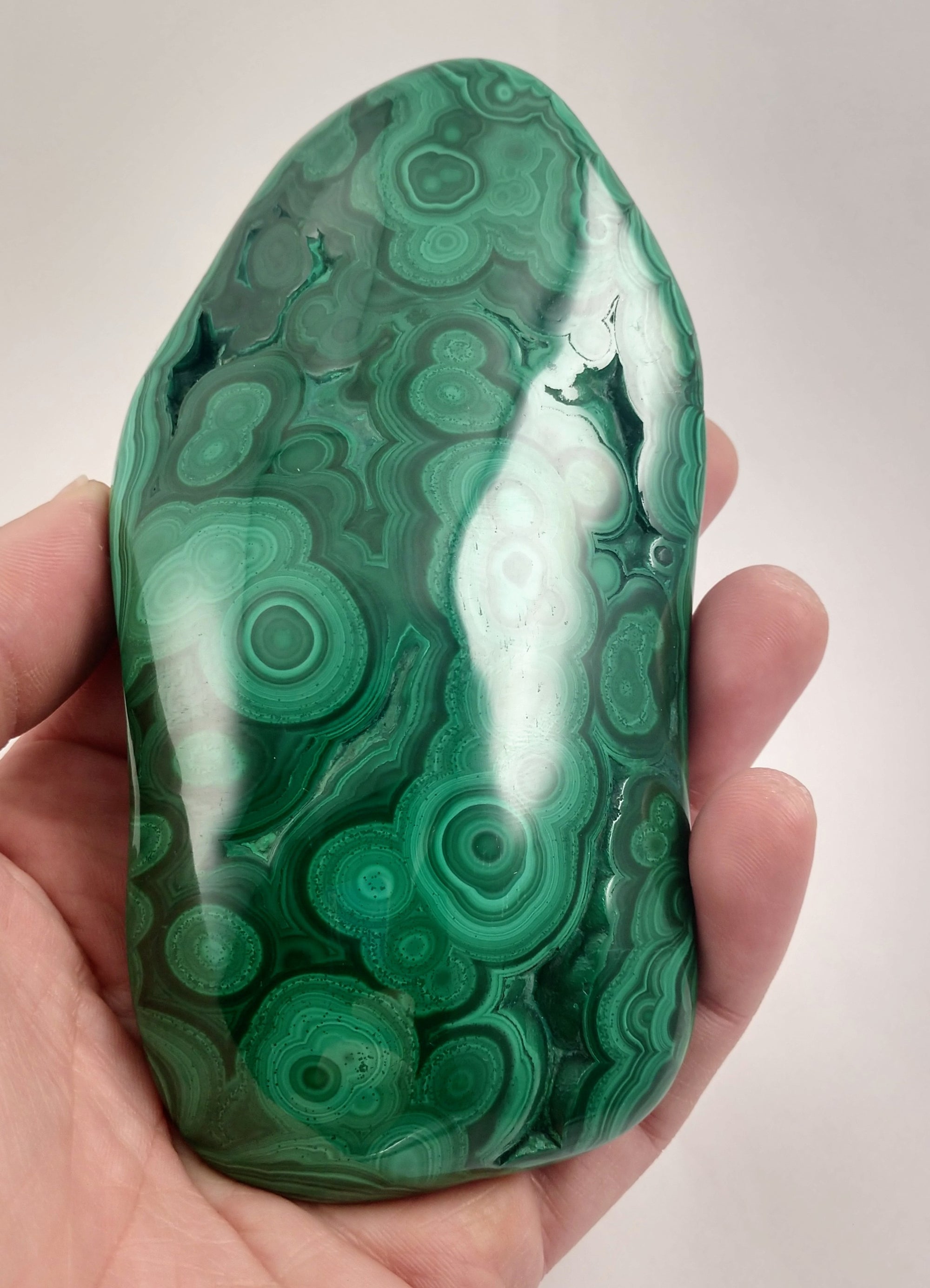 Polished Malachite, Congo