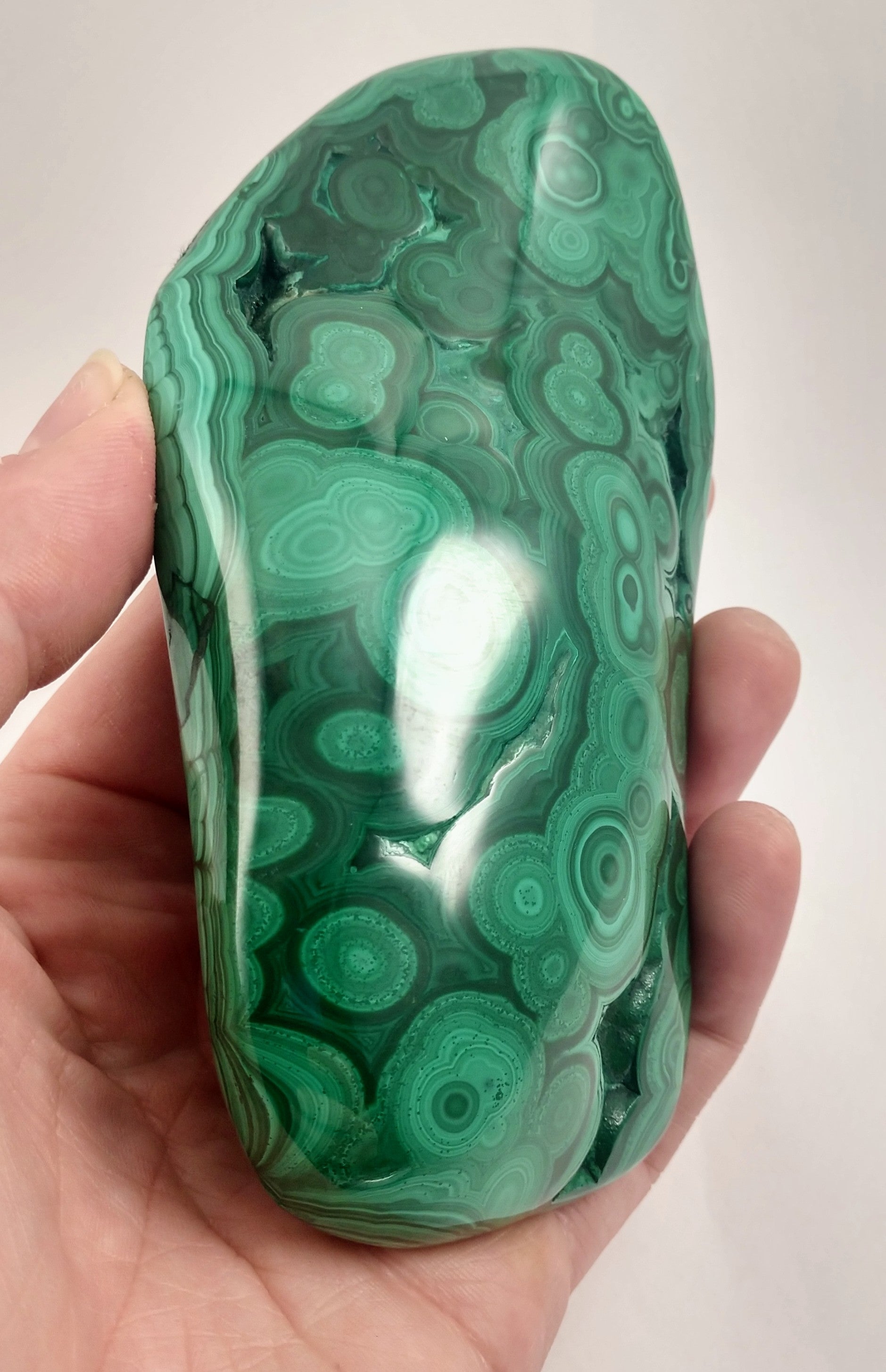 Polished Malachite, Congo