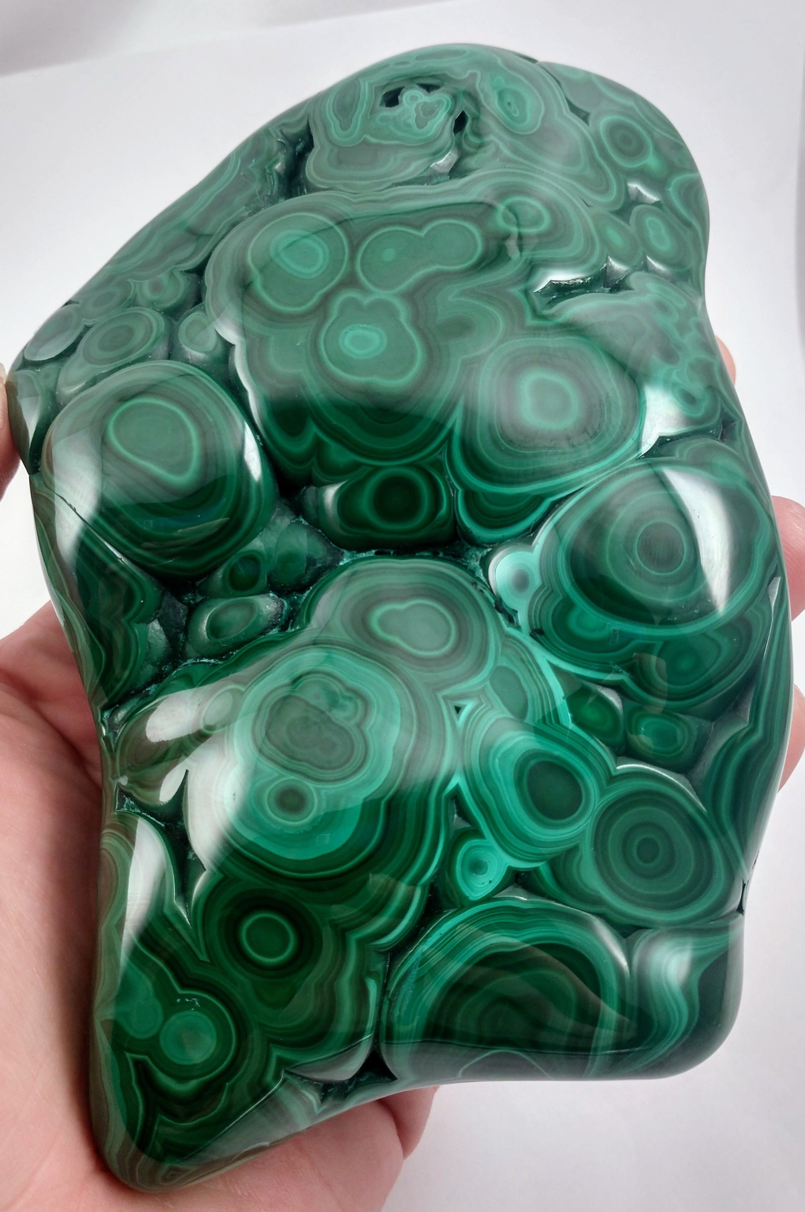 Polished Malachite, Congo
