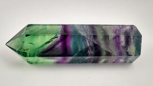 Rainbow Fluorite Point, China