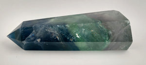 Rainbow Fluorite Point, China