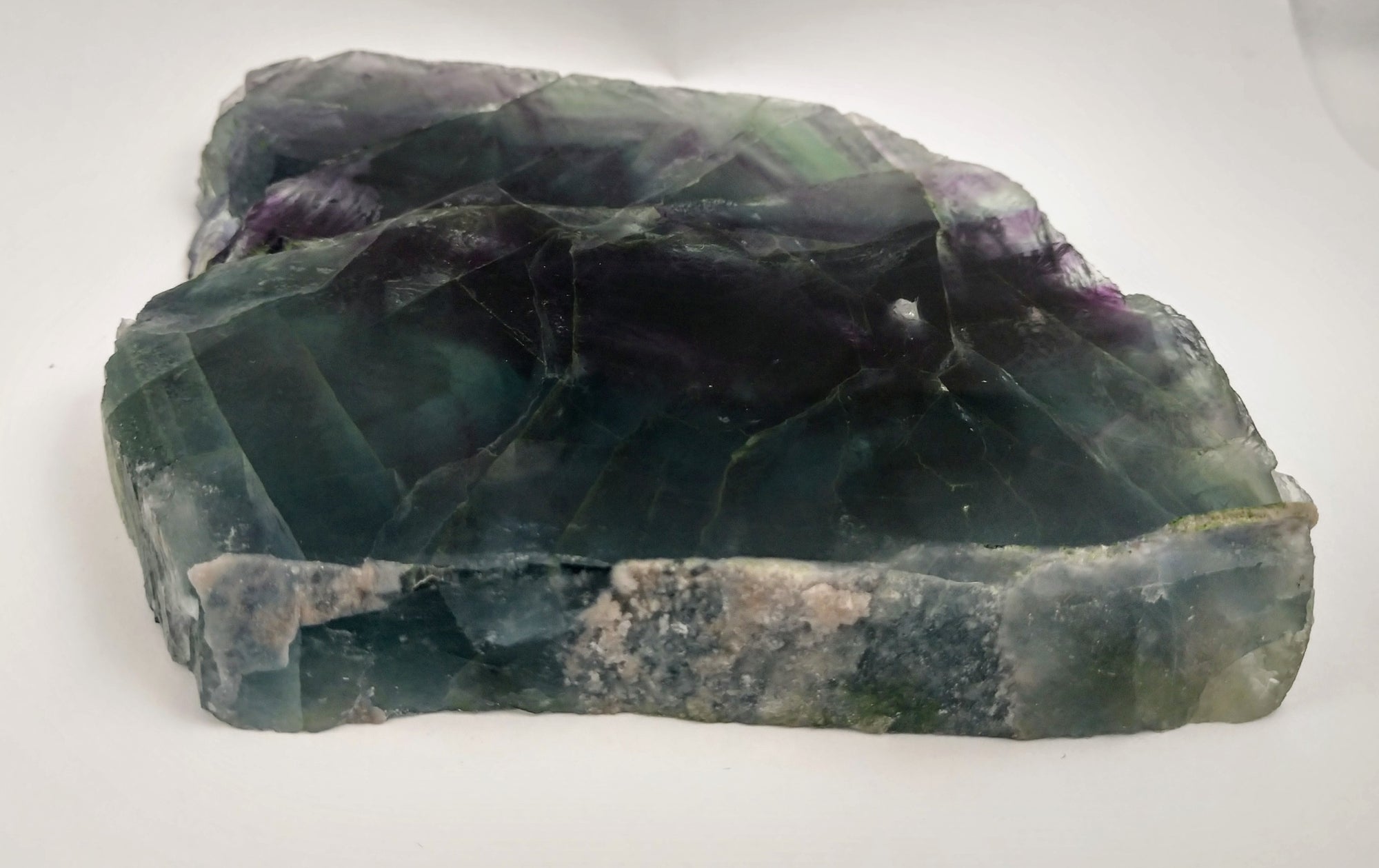 Rainbow Fluorite Slab, China