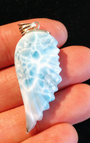 Larimar Wing Pendant