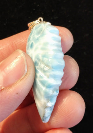 Larimar Wing Pendant