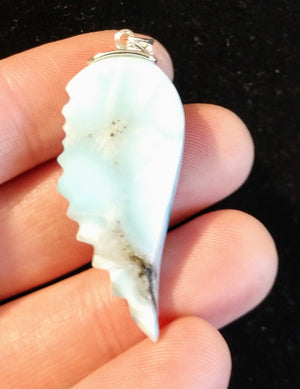 Larimar Wing Pendant