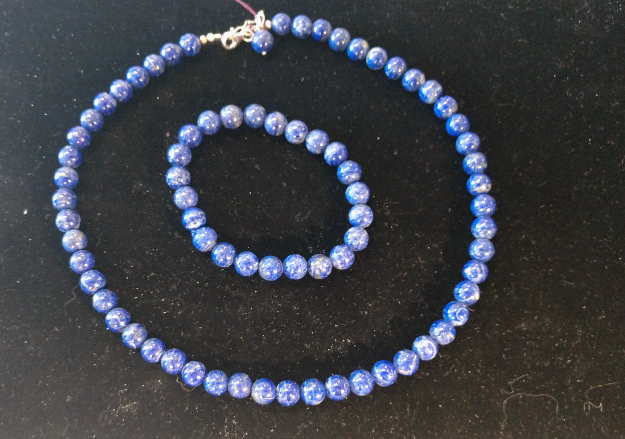 Lapis Bead Necklace