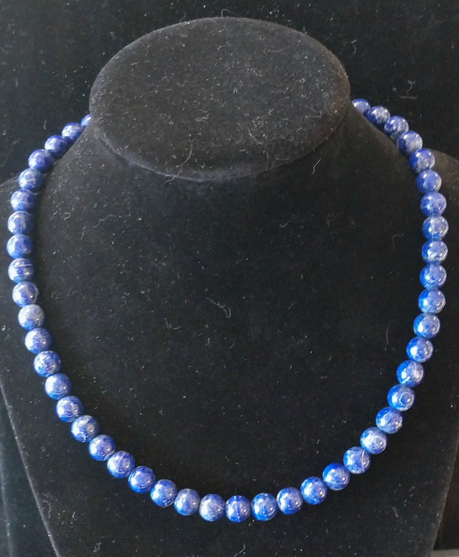 Lapis Bead Necklace