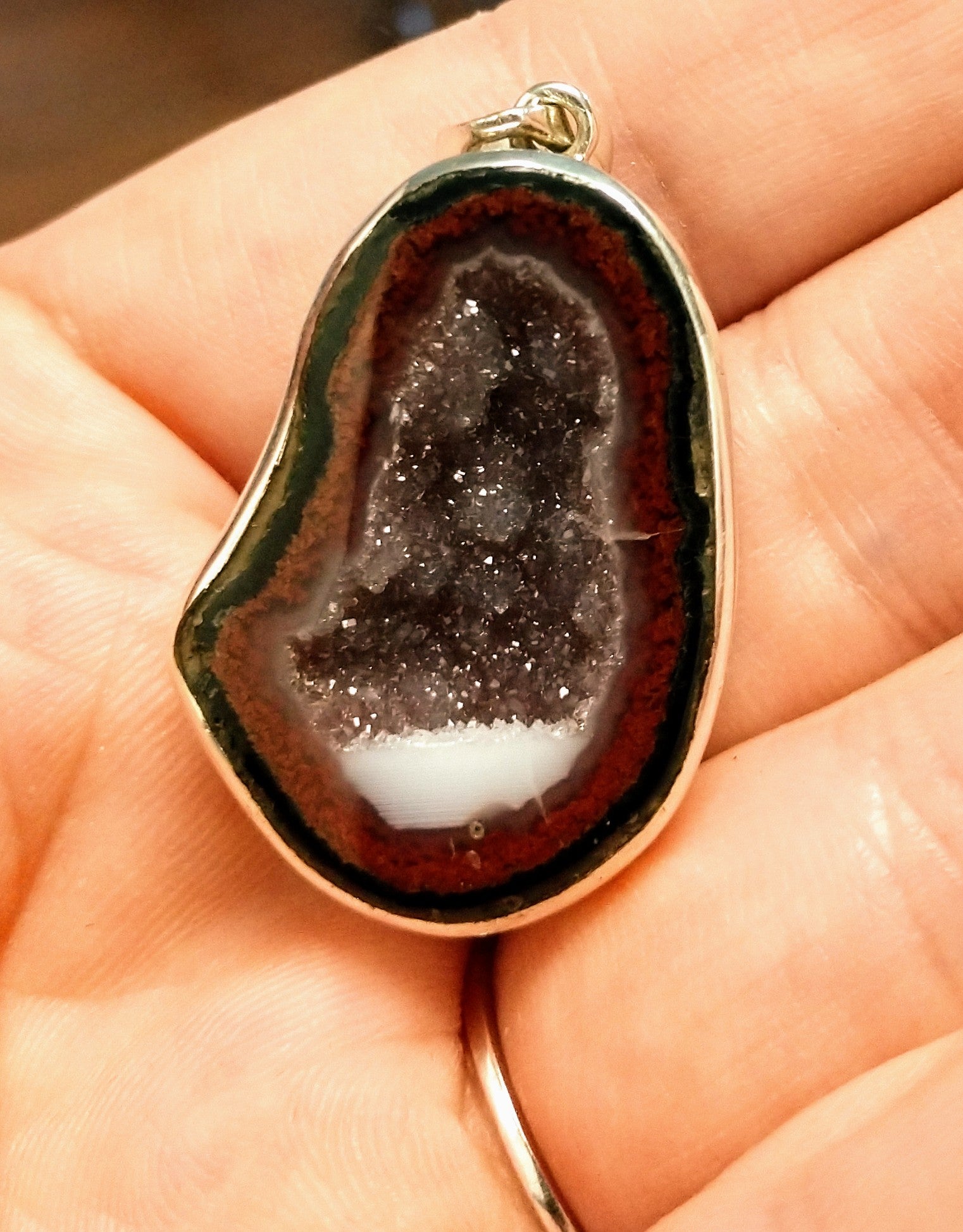 Geode pendant