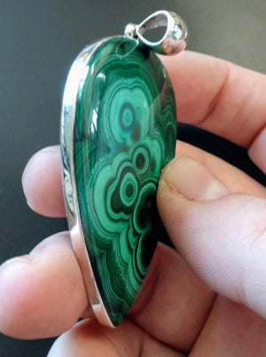 Malachite pendant