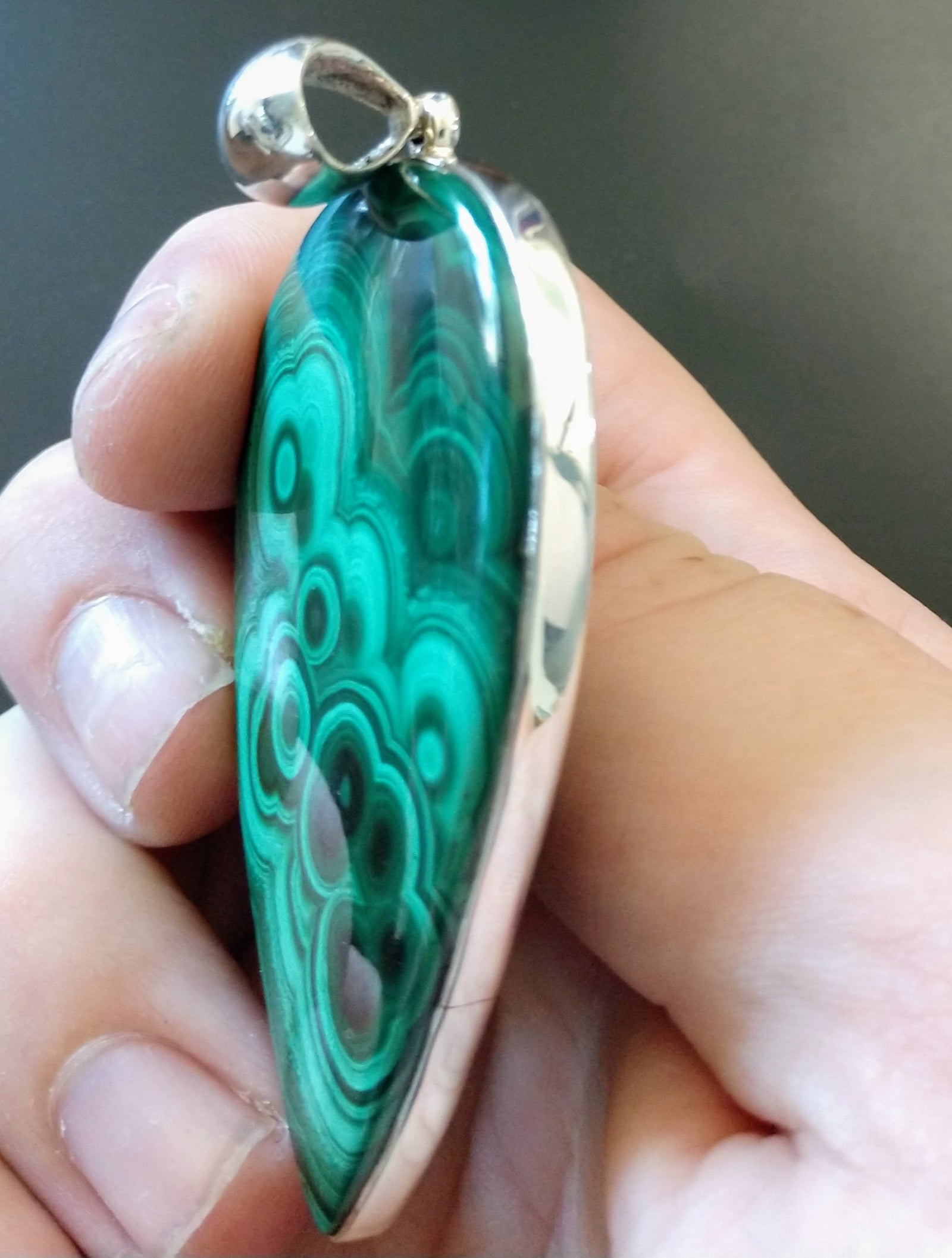 Malachite pendant