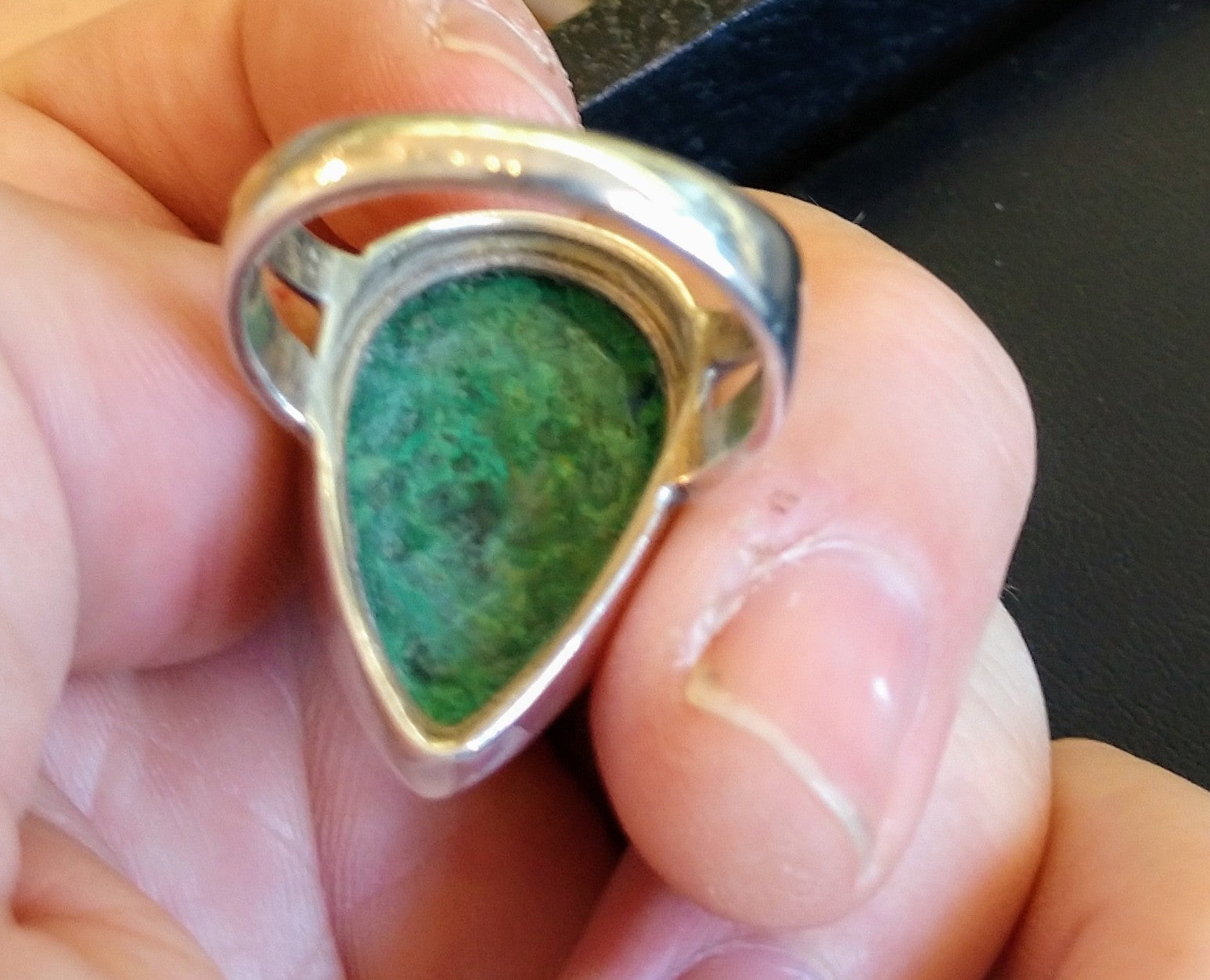 Malachite and Azurite Ring