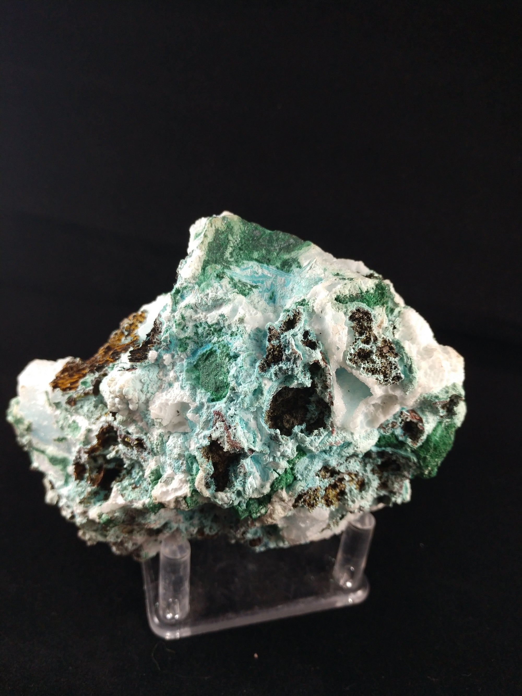 Druzy Chrysocolla w/ Cornetite