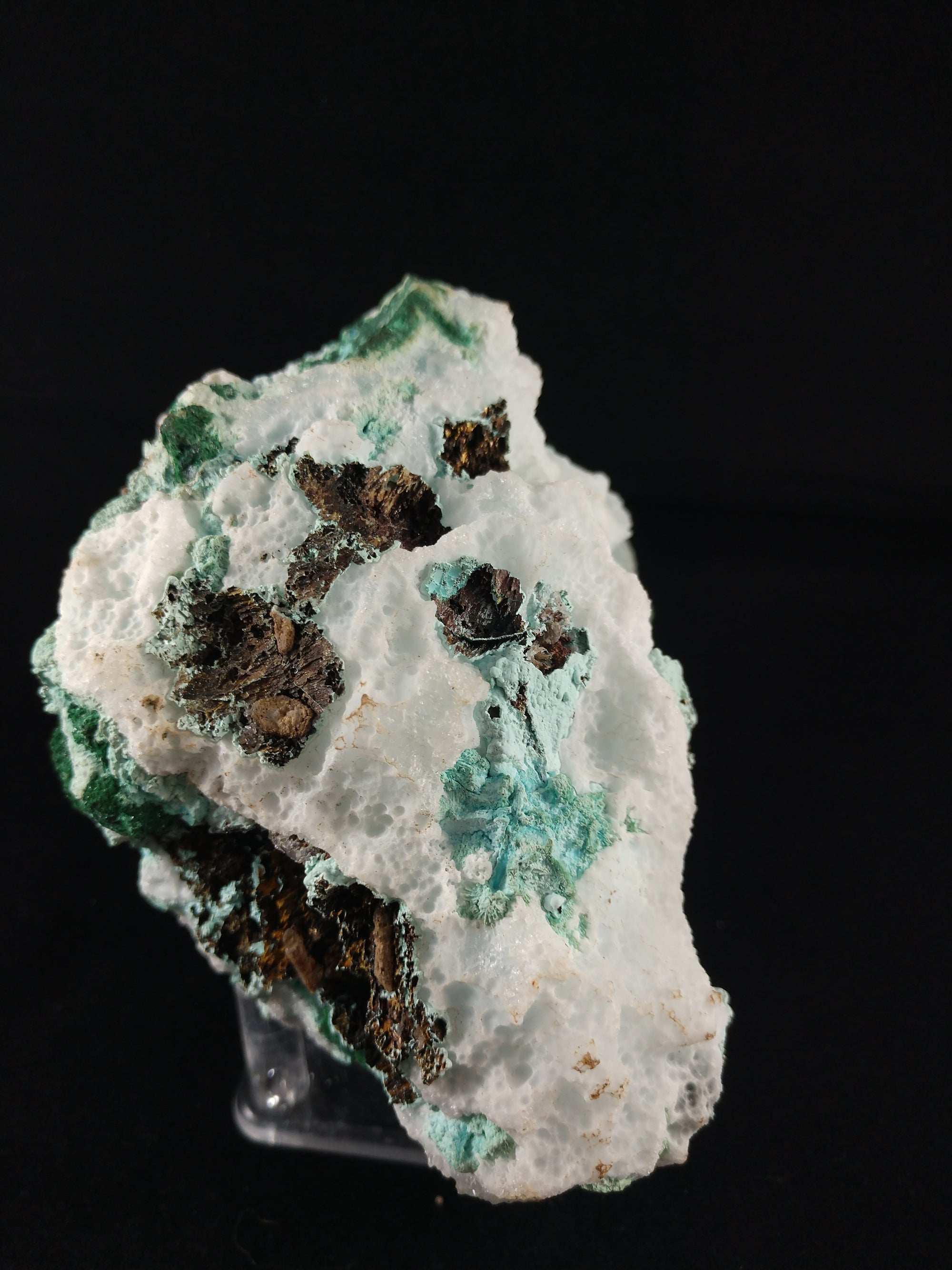 Druzy Chrysocolla w/ Cornetite