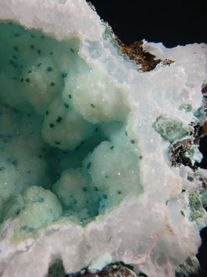 Druzy Chrysocolla w/ Cornetite