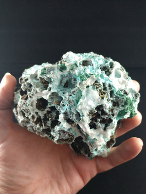 Druzy Chrysocolla w/ Cornetite