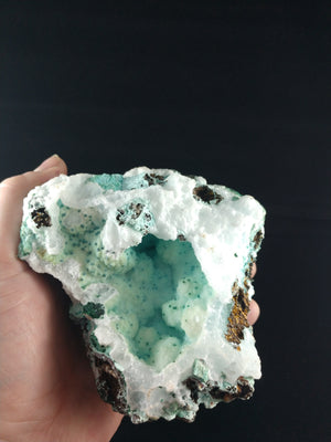 Druzy Chrysocolla w/ Cornetite