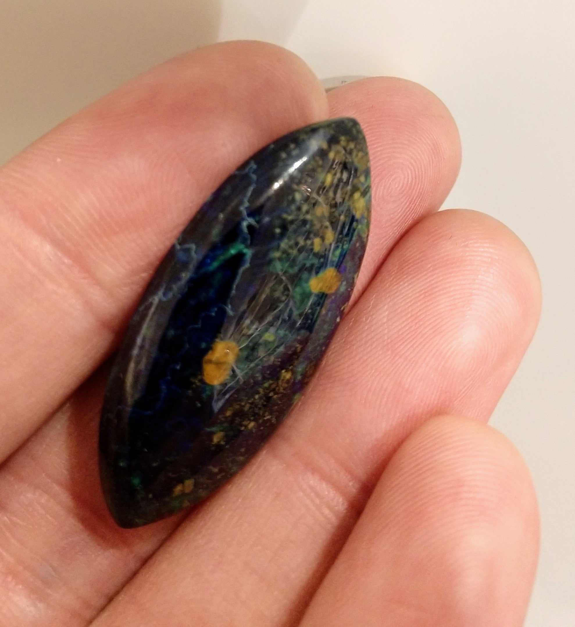 Malachite and Azurite Cabochon