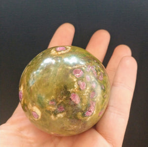 Ruby Fuschite Sphere