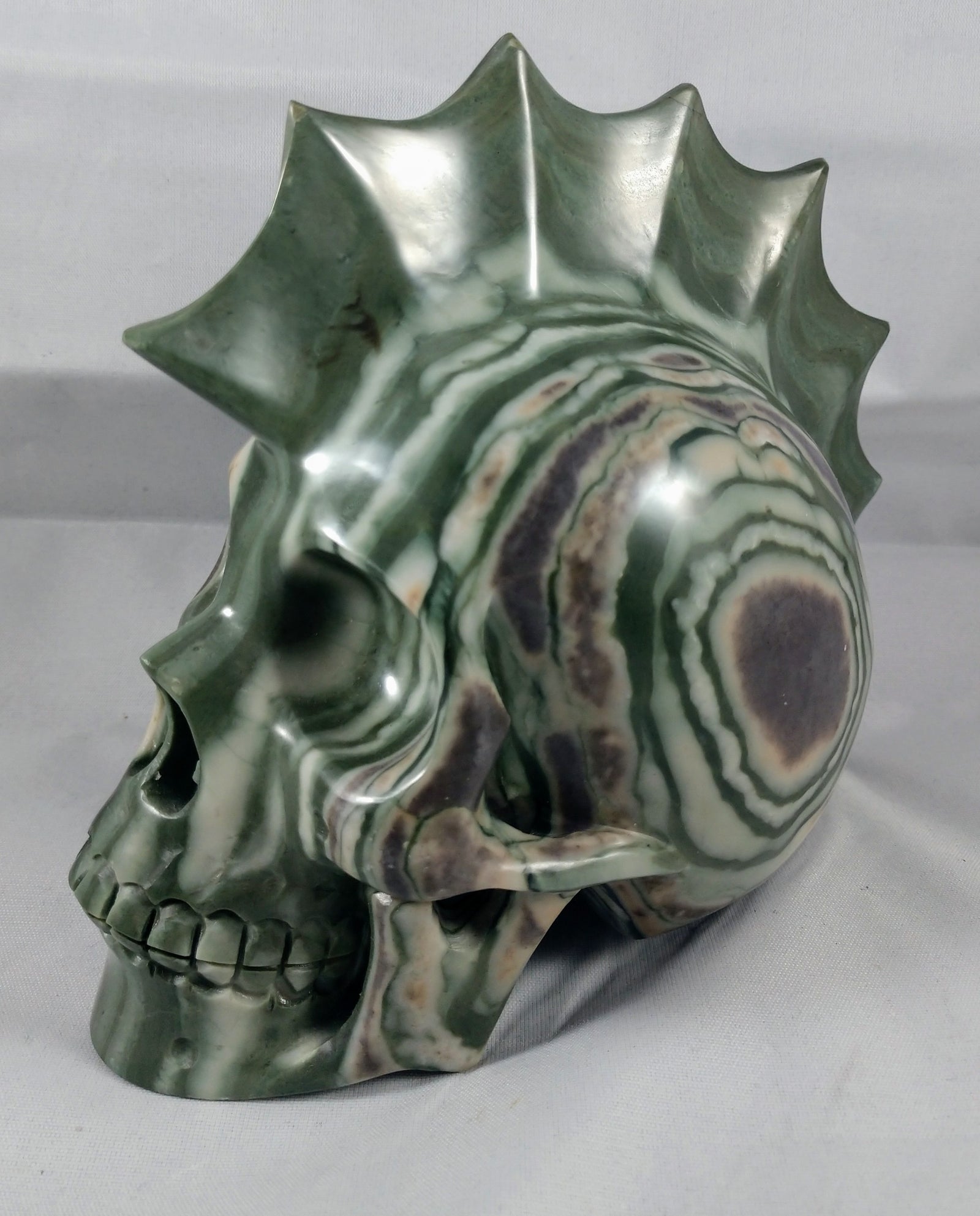 Jasper Mohawk Skull