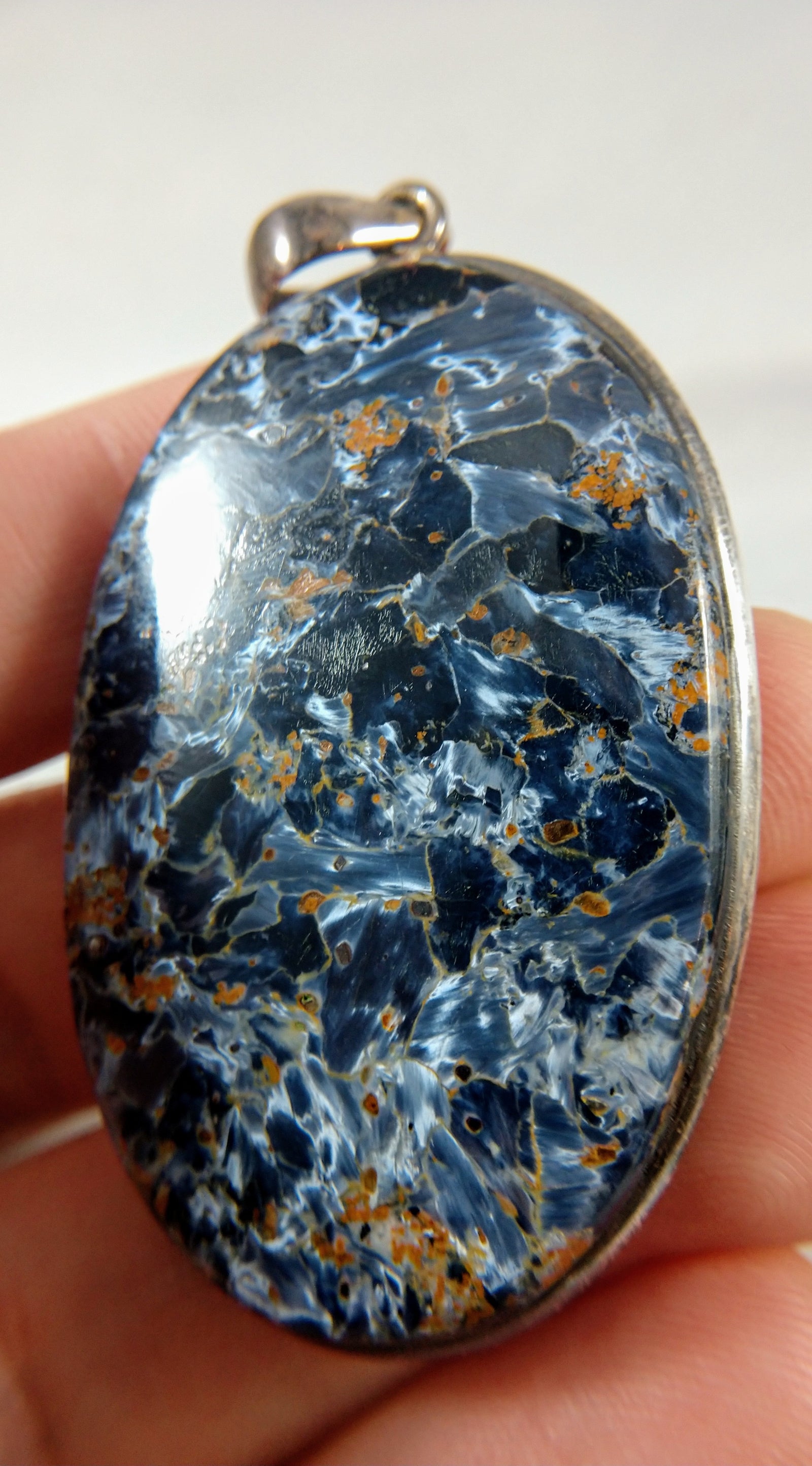 Pietersite Pendant in Sterling Silver