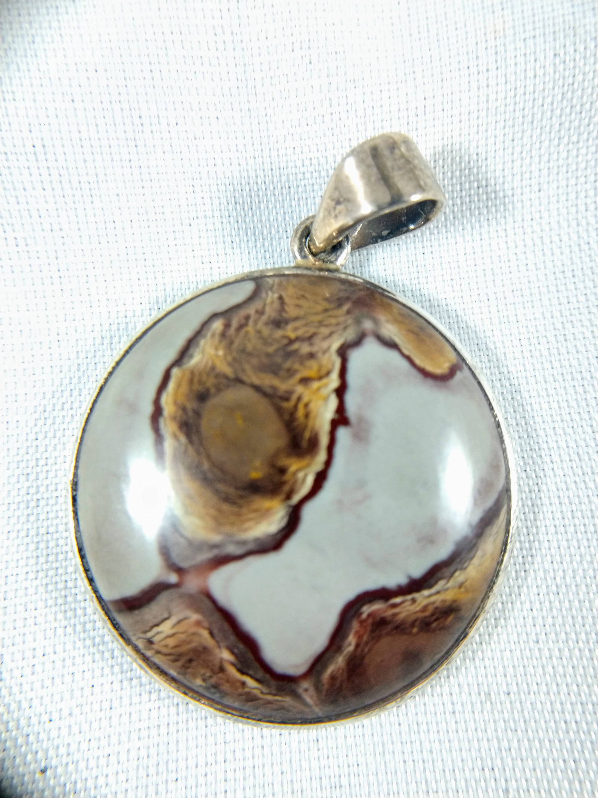 Jasper Pendant in Sterling Silver