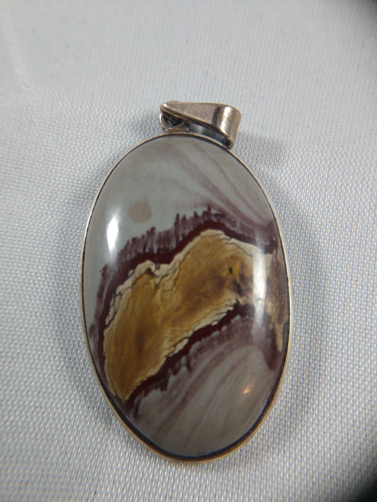 Jasper Pendant in Sterling Silver