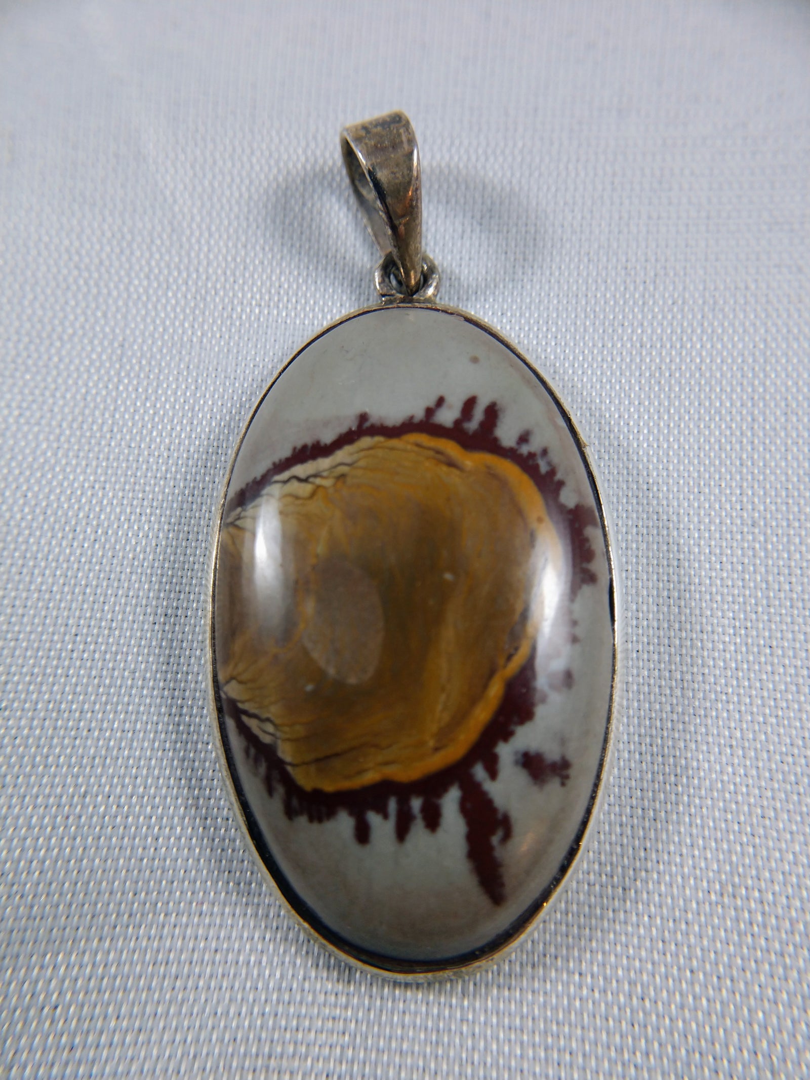 Jasper Pendant in Sterling Silver