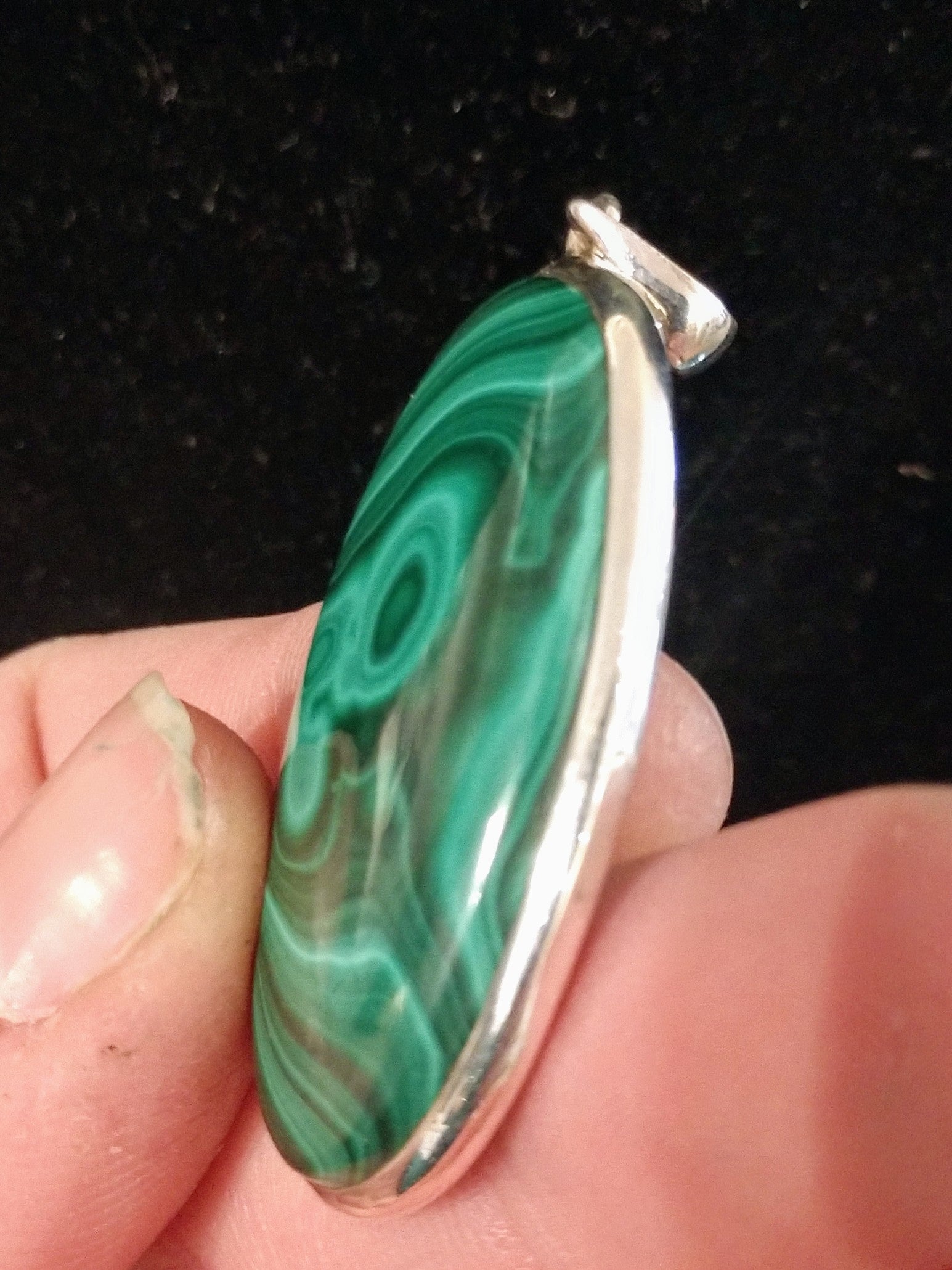 Malachite pendant