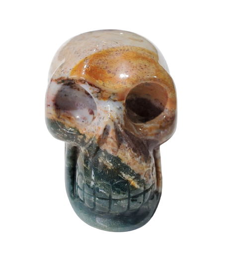 Sea Jasper Skull (Madagadcar)